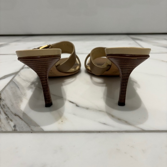 Gucci Sand, Pelle S Cuoio Gaudi Antic Heels/Sandals Size 5.5B - Picture 3 of 11
